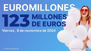 Euromillones: comprobar los resultados del sorteo de hoy, viernes 8 de noviembre