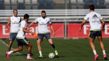 Benzema ultima su vuelta; Bale se entrena a parte