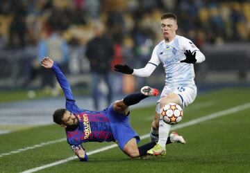 Jordi Alba y Viktor Tsygankov.