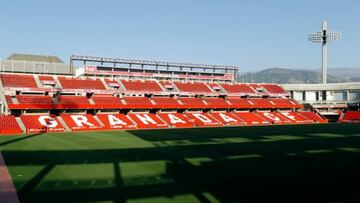 Estadio de Los C&aacute;rmenes en Granada.