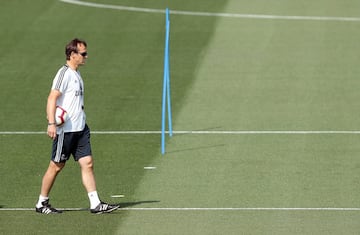 El Madrid prepara su estreno liguero ante el Getafe