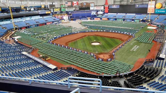 Los Tampa Bay Rays ceden al huracán ‘Milton’