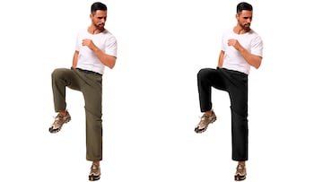 Pantalón de 'trekking' desmontable para hombre.