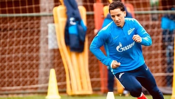 Driussi entrena con el Zenit