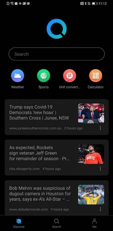 La sorpresa de Huawei a Google: el buscador alternativo Huawei Search