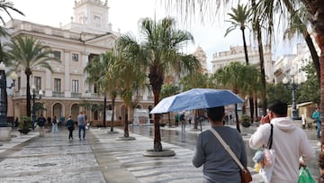 Detalle de la ciudad de Cádiz tras la alerta naranja por la DANA, a 14 de noviembre de 2024 en Cádiz (Andalucía, España). El alcalde de Cádiz, Bruno García, ha realizadoras declaraciones en la que ha comunicado la ausencia de incidencias, "más allá de lo normal", en la localidad durante la madrugada de este jueves 14 de octubre, donde estaba activada la alerta naranja por riesgo importante de lluvias debido a una nueva DANA, un aviso que la Agencia Estatal de Meteorología (Aemet) mantiene por el momento en la provincia de Cádiz hasta las 18,00 horas de este jueves.
14 NOVIEMBRE 2024
Rocío Ruz / Europa Press
14/11/2024