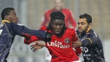 <b>LA OPCIÓN FRANCESA. </b>Luyindula es una de los descartes que el París Saint Germain podría 'regalar'.