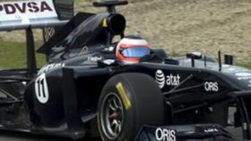 <b>MUY VELOZ. </b>Barrichello fue el único capaz de parar el cronómetro por debajo del 1:20 en los cuatro días.