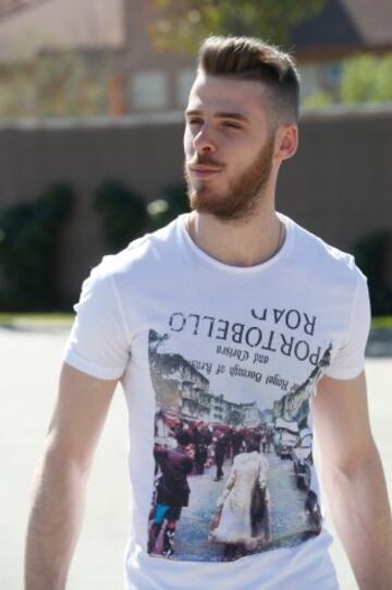 Manchester United and Spain's first choice keeper, and occasional Portobello market shopper, David de Gea