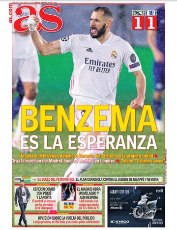 Las portadas de AS de abril