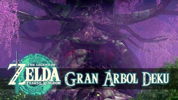 the legend of zelda tears of the kingdom nintendo switch guia como curar gran arbol deku
