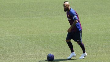 Vidal podría debutar el domingo en la Supercopa frente a Sevilla