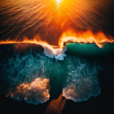 Gana un concurso de foto con una imagen de surf creada con inteligencia artificial