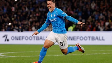 Giacomo Raspadori, nuevo jugador del Atlético de Madrid. Convirtiéndose en el décimo italiano en fichar por el Atlético en toda su historia.