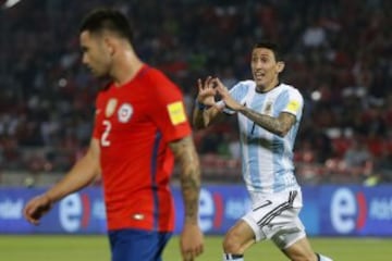 Chile vs Argentina, en imágenes