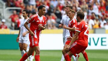 Jamal Musiala hits a hat-trick as Bayern demolish amateurs Auckland City at TQL stadium in Cincinnati.