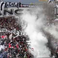 El masivo Arengazo de los hinchas de Colo Colo