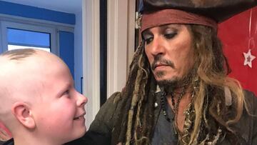 Johnny Depp vuelve a ser Jack Sparrow por una buena causa