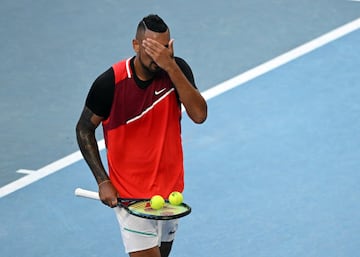 Las reacciones de Nick Kyrgios en su derrota contra Daniil Medvédev