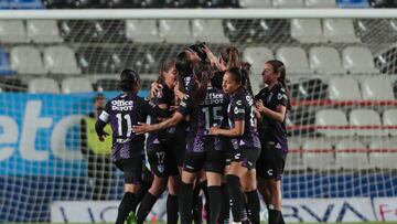 Jennifer Hermoso celebrates his goal 1-0 of Pachuca during the game Pachuca vs Tigres UANL, corresponding to Round 07 of the Torneo Clausura 2023 of the BBVA MX Womens League, at Hidalgo Stadium, on February 27, 2023.
<br><br>
Jennifer Hermoso celebra su gol 1-0 de Pachuca durante el partido Pachuca vs Tigres UANL, Correspondiente a la Jornada 07 del Torneo Clausura 2023 de la Liga BBVA MX Femenil, en el Estadio Hidalgo, el 27 de Febrero de 2023