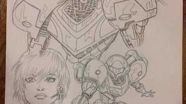 Aparecen los bocetos de un cómic cancelado de Metroid