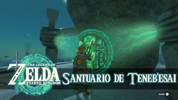 the legend of zelda tears of the kingdom nintendo switch guia santuario teneb'esai