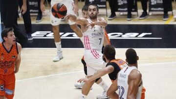 Facundo Campazzo, durante un partido con el Real Madrid