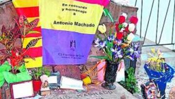 La tumba de Antonio Machado.
