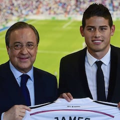 Florentino Pérez y el futuro de James: "Bayern no ha dicho nada"