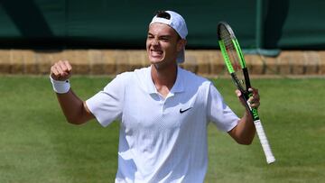 Gimeno: "Me gusta Djokovic, pero siempre quiero que gane Nadal y me fijo en él para aprender"