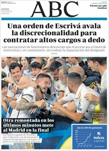 "Milagro y polémica": las portadas de la nueva remontada del Real Madrid en Champions League