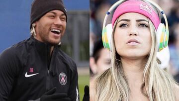 Neymar declara en Instagram su amor a la skater Leticia Bufoni.