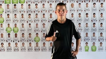 Aliaksei Mayorau, en la Ciudad Real Madrid de Valdebebas.
