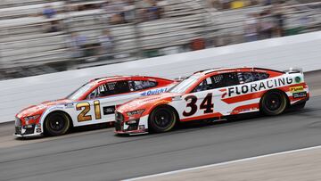 NASCAR has penalized driver Michael McDowell and his team Front Row Motorsports due to an improperly modified part on his No. 34 Ford Mustang.