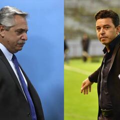Alberto Fernández habló con Marcelo Gallardo sobre la vuelta del fútbol