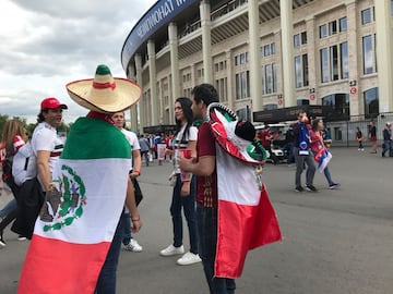 El color previo a la inauguración del Mundial de Rusia