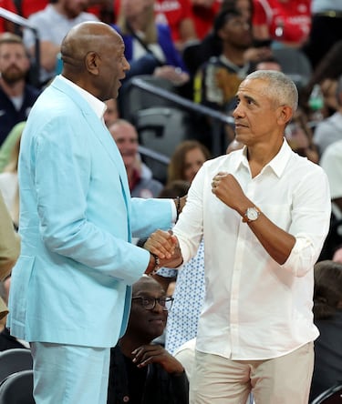 Spencer Haywood, exjugador de baloncesto estadounidense, cuya trayectoria profesional discurrió en los años 70, junto a Barack Obama.