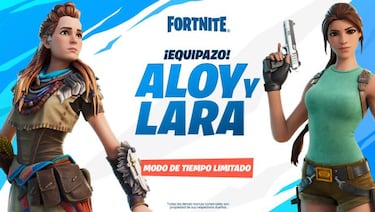Fortnite: así es ¡Equipazo!, el modo de juego de Aloy y Lara Croft