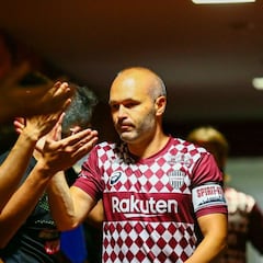 Iniesta, en plena forma: 100 partidos con Vissel Kobe