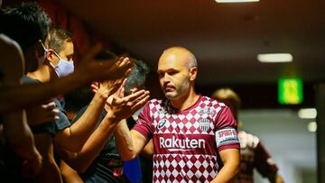 Iniesta, en plena forma: 100 partidos con Vissel Kobe