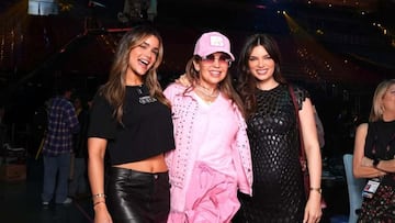 Thalía, Nadia Ferreira y Clarissa Molina, conductora de Premio Lo Nuestro 2026.