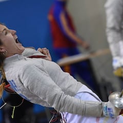 Lucía Martín, plata en Atenas