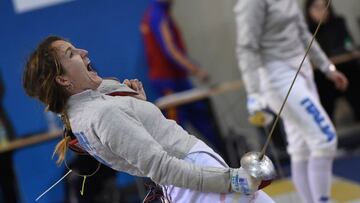 Lucía Martín, plata en Atenas