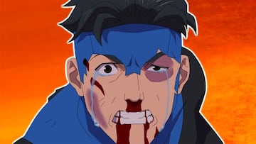 Protagonista de Invencible llorando.