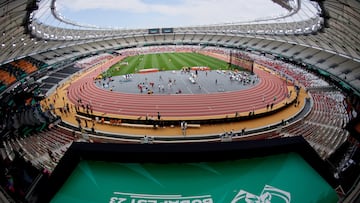 Budapest (Hungary), 18/08/2023.- General view of the National Athletics Center in Budapest, Hungary, 18 August 2023. The 2023 World Athletics Championships are scheduled from 19 to 27 August 2023 in Budapest. (Mundial de Atletismo, Hungría) EFE/EPA/Adam Warzawa POLAND OUT
