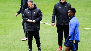 Entrenamiento del Cádiz.