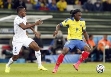 Felipe Caicedo y Maynor Figueroa.