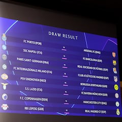 Leipzig-Madrid, Nápoles-Barça, Inter-Atleti y PSG-Real