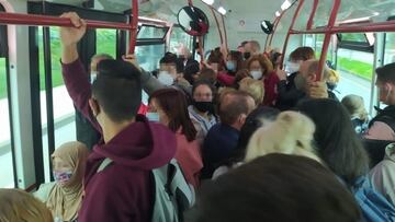 El lugar con m¨¢s riesgo de contagio en autobuses y en trenes seg¨²n los expertos