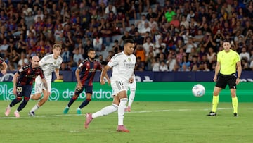 23/09/25 PARTIDO PRIMERA DIVISION JORNADA 6 LEVANTE - REAL MADRID
TERCER GOL PENALTI PANENKA MBAPPE 1-3